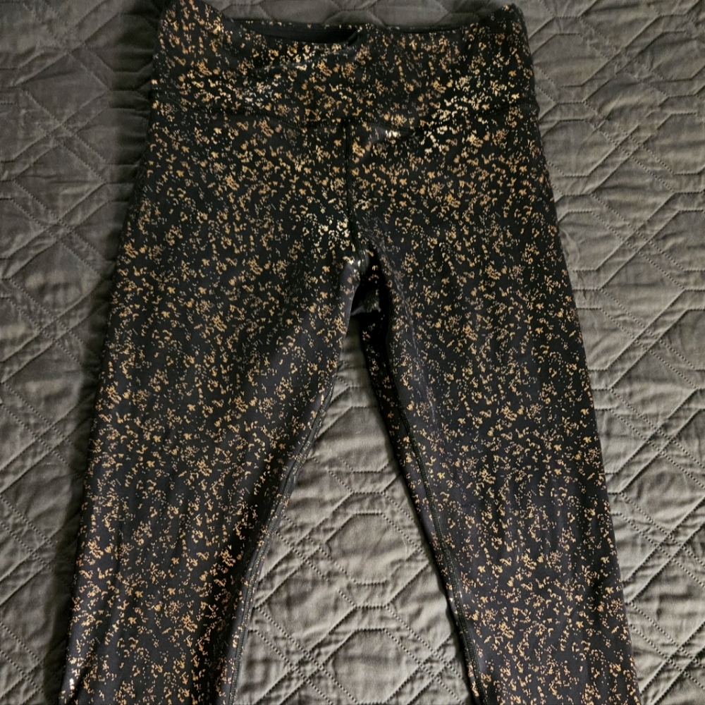 ZYIA Rose Gold fleck light n tights 8/10